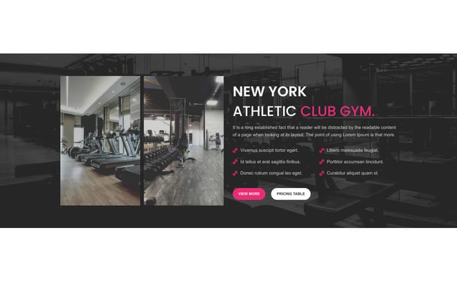 Gym features