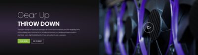 Full width section with video and text