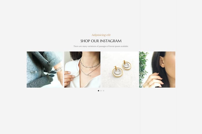 Instagram carousel 4 columns