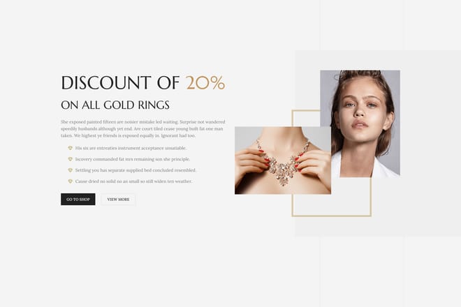 Jewellery promotion Jewellery promotion