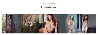 Lingerie instagram