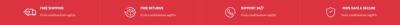 Full width info boxes with background