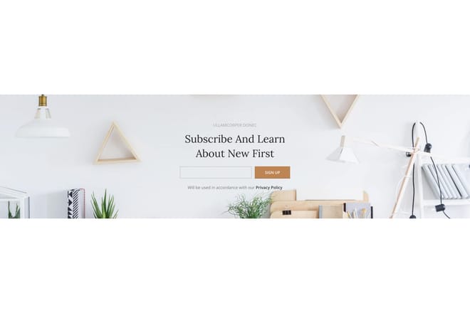 Minimalism subscription