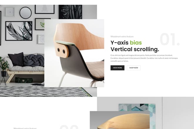 Parallax scrolling grid Parallax scrolling grid