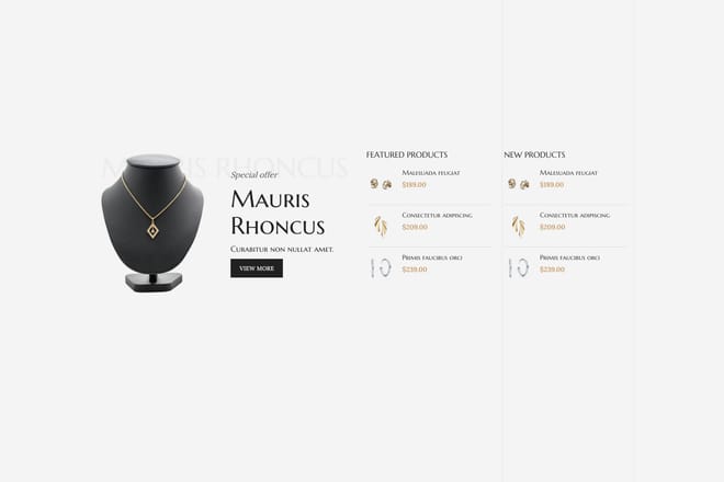 Products widgets + banners Products widgets + banners