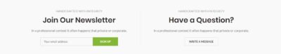 Subscription + contact form popup