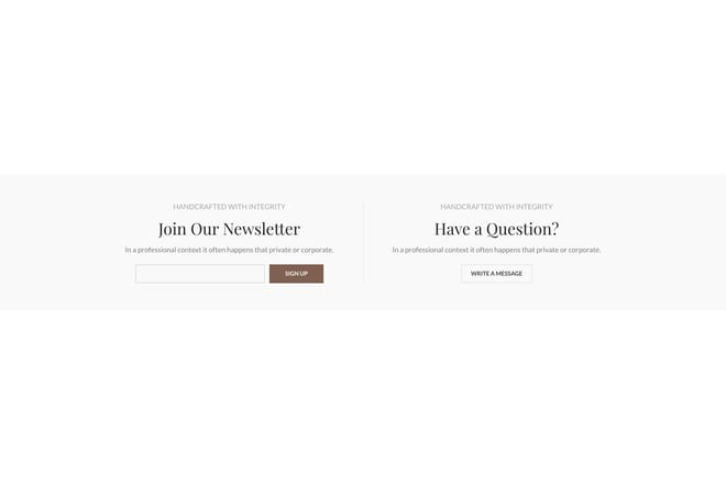 Subscription + contact form popup Subscription + contact form popup