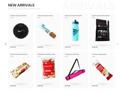 Products title on images