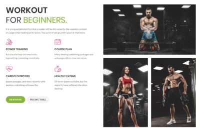 Gallery with features