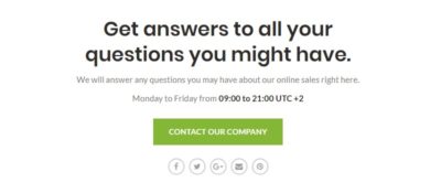 Contacts + popup