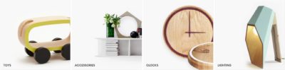 Full width categories carousel