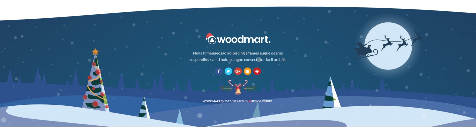 Christmas footer