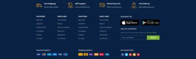 Advanced footer
