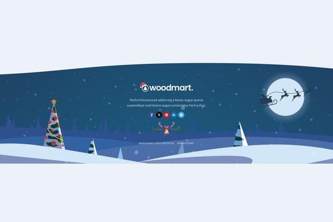 Christmas footer Christmas footer