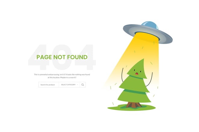 Custom 404 page Custom 404 page