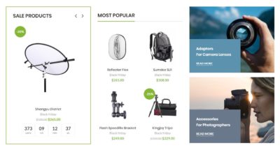 Deals + banners