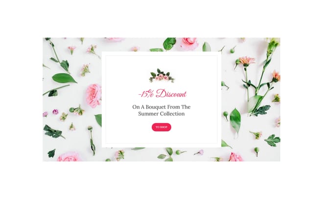 Flowers discount box Flowers discount box