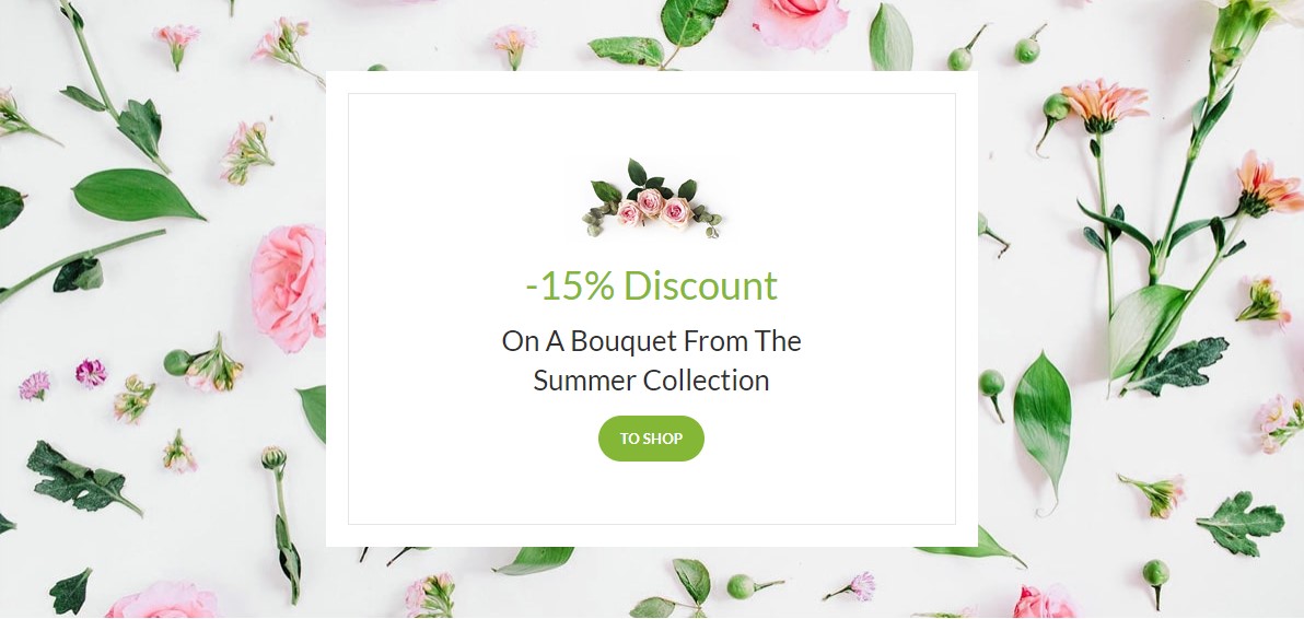 Flowers discount box