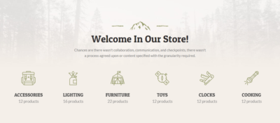 Camping categories