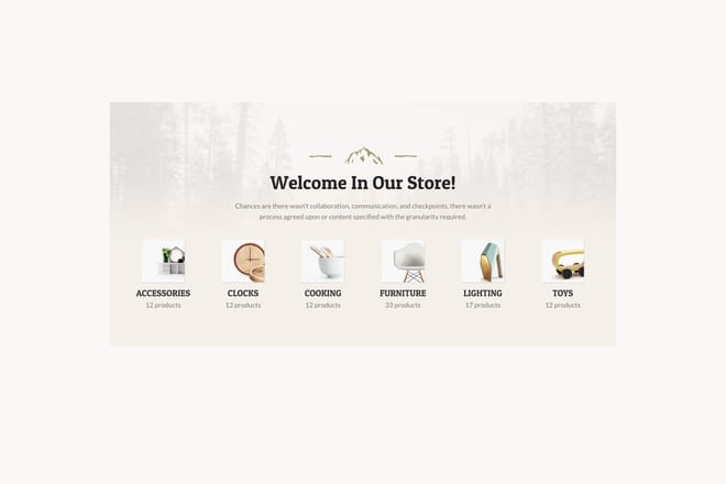 Camping categories Camping categories