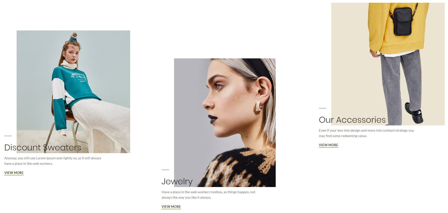 Minimalism banners