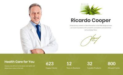 Medical marijuana counters