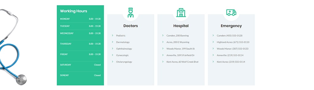 Medical working hours