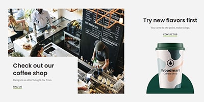 Coffee banners