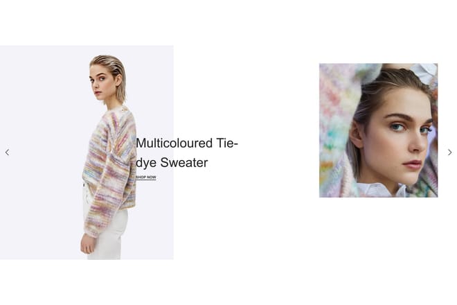 Fashion minimalism hero section Fashion minimalism hero section