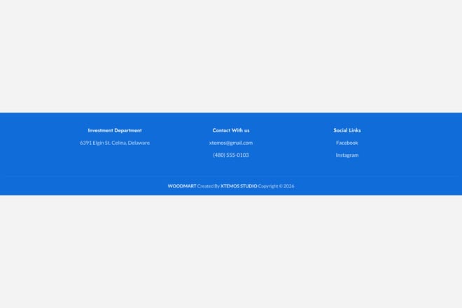 Real estate footer Real estate footer