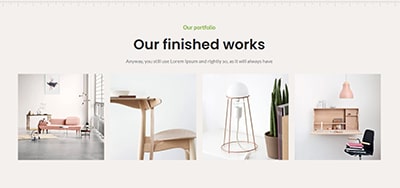 Repair portfolio carousel