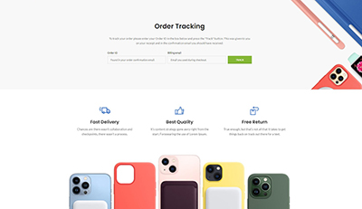 Accessories track order