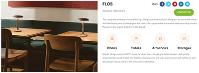 Furniture 2 about brand
