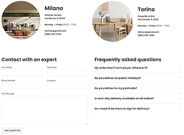 Furniture 2 contacts